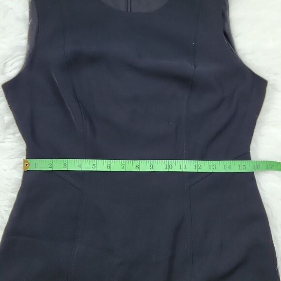 Hobbs -704 Women's London Black Adaline Sheath Dress Size 8 - Picture 9 of 10